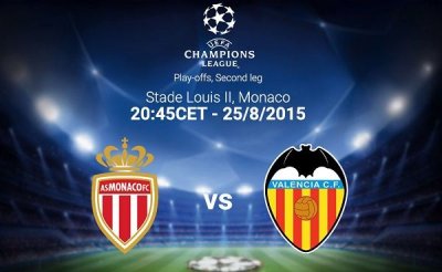 Монако - Валенсия (25.08.2015) | Лига Чемпионов 2015/16