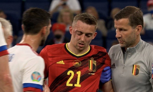 Защитник сборной Бельгии получил двойной перелом глазницы и пропустит оставшиеся матчи Евро-2020