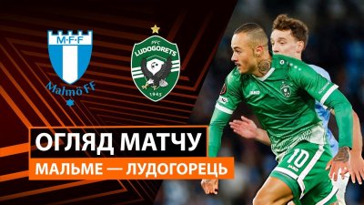 Видео обзор матча Мальмё - Лудогорец (24.09.2025)