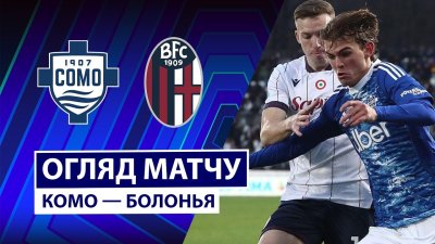 Видео обзор матча Комо - Болонья (10.01.2026)