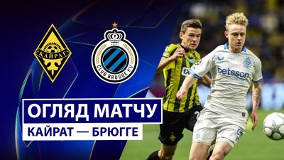 Видео обзор матча Кайрат - Брюгге (20.01.2026)