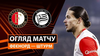 Видео обзор матча Фейеноорд - Штурм (22.01.2026)